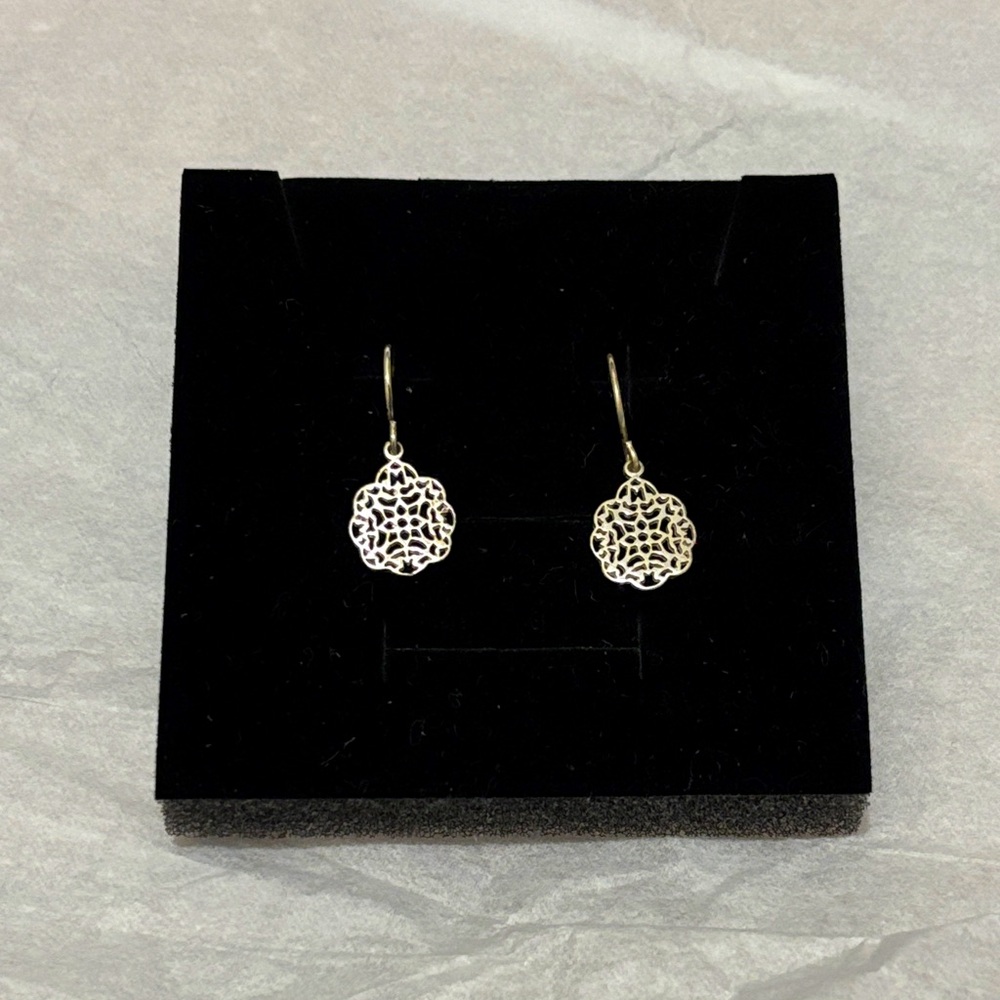 Elegant Sterling Filigree Earrings